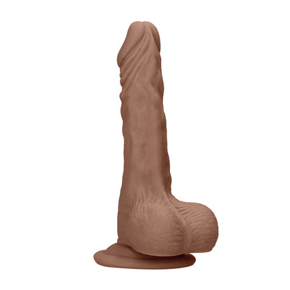 REALROCK 7'' Realistic Dildo With Balls - Tan 17.8 cm Dong