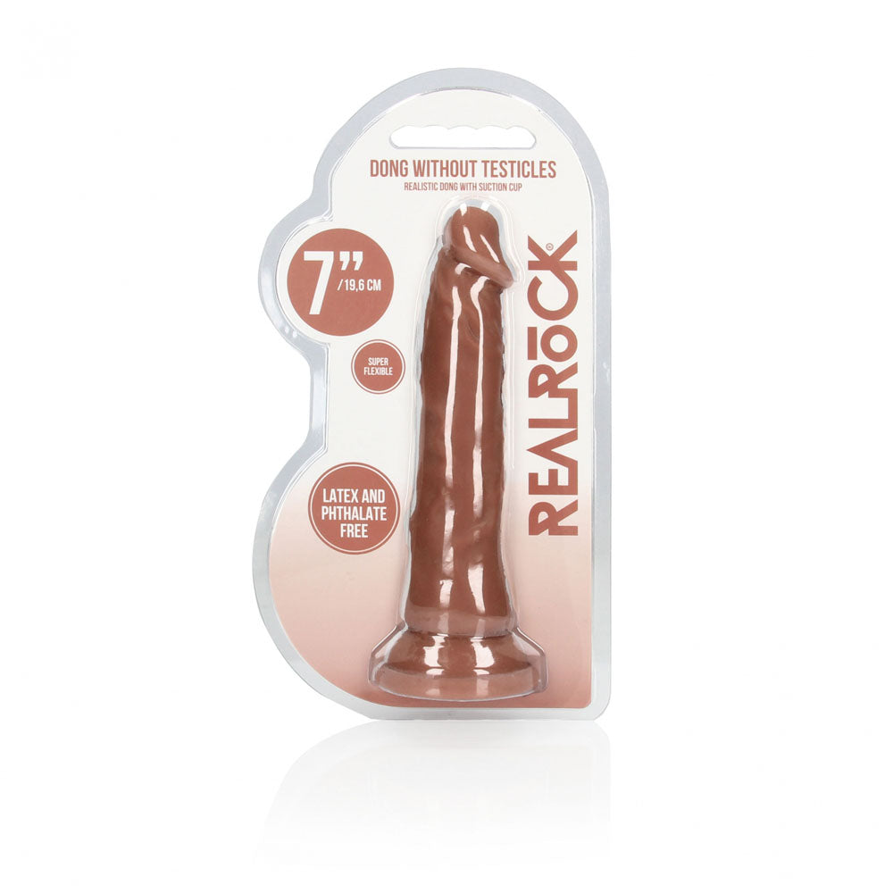 REALROCK 7'' Realistic Dildo - Tan 17.8 cm Dong