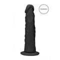 REALROCK 8'' Realistic Dildo - Black 20.3 cm Dong