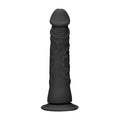 REALROCK 8'' Realistic Dildo - Black 20.3 cm Dong