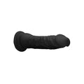 REALROCK 8'' Realistic Dildo - Black 20.3 cm Dong