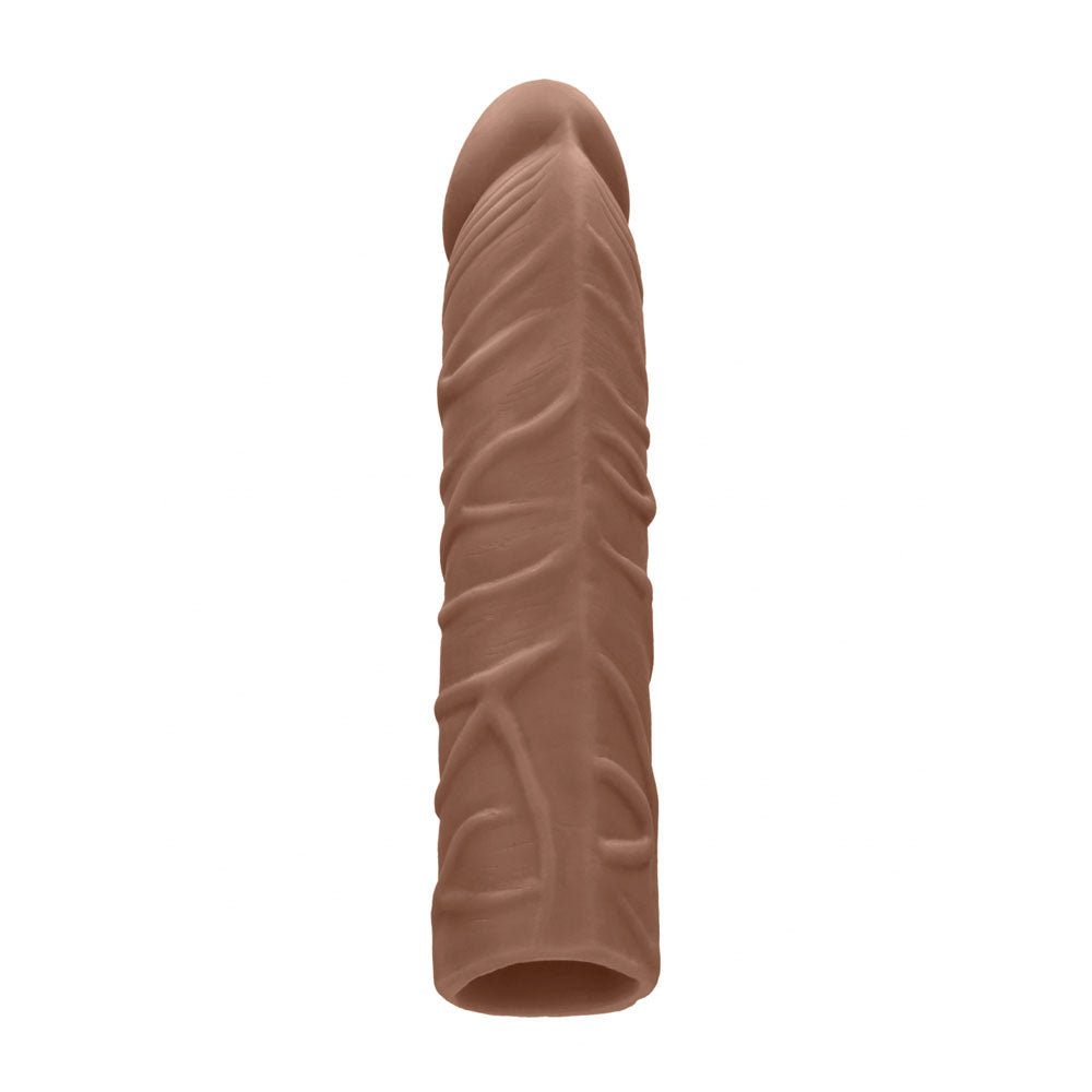 REALROCK 7'' Penis Extender - Tan 17.8 cm Penis Extension Sleeve