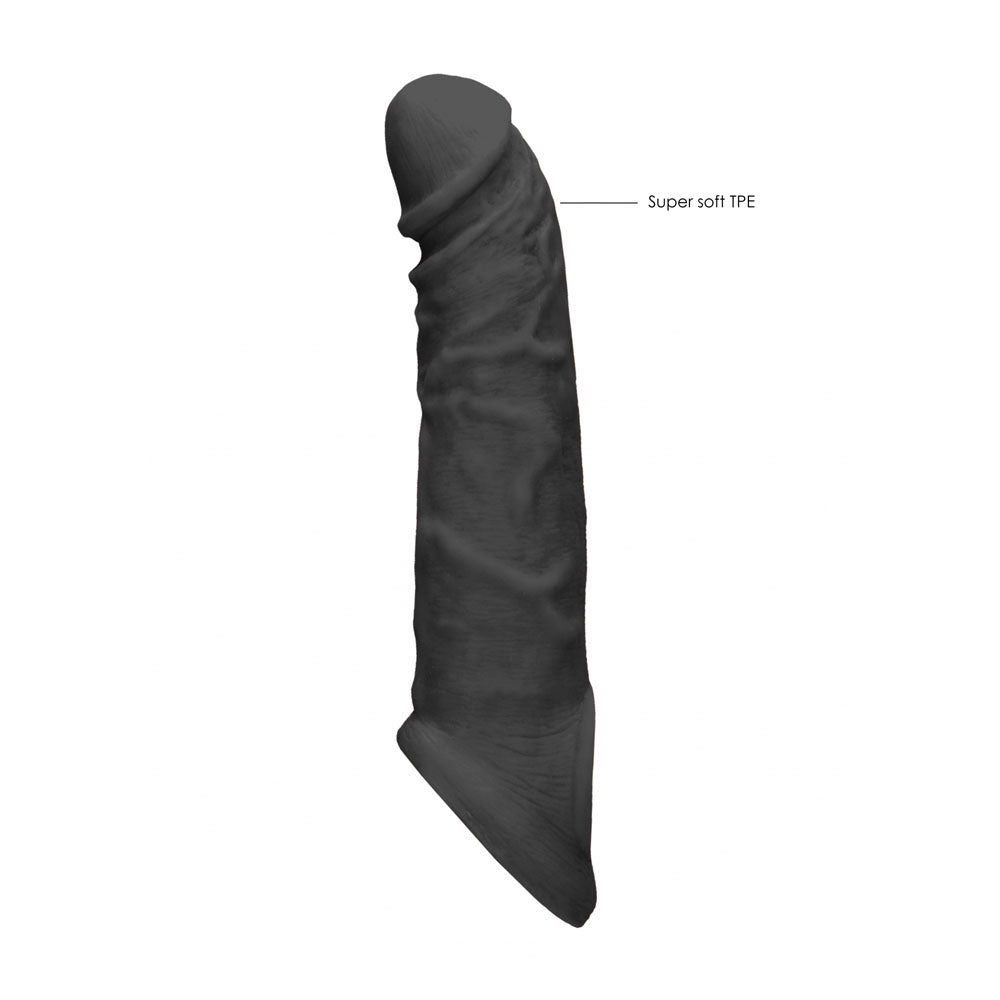 REALROCK 8'' Realistic Penis Extender with Rings 20.3 cm Penis Extension Sleeve
