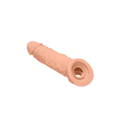 REALROCK 8'' Realistic Penis Extender with Rings 20.3 cm Penis Extension Sleeve