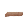 REALROCK 8'' Realistic Penis Extender with Rings - Tan - Tan 20.3 cm Penis Extension Sleeve