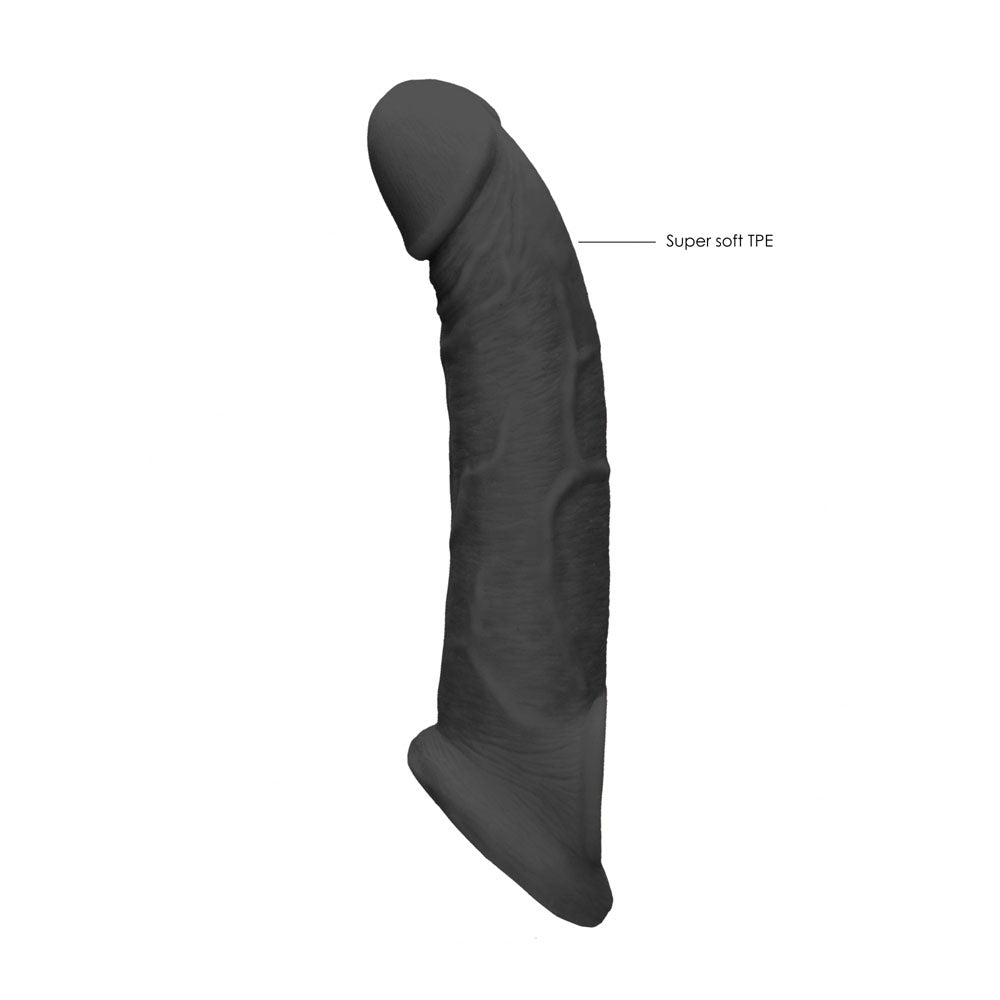 REALROCK 9'' Realistic Penis Extender with Rings 22.9 cm Penis Extension Sleeve