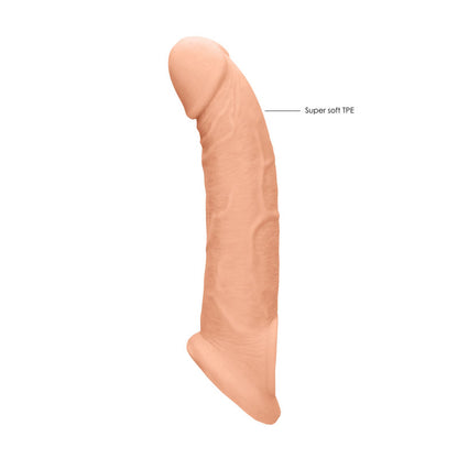 REALROCK 9'' Realistic Penis Extender with Rings 22.9 cm Penis Extension Sleeve