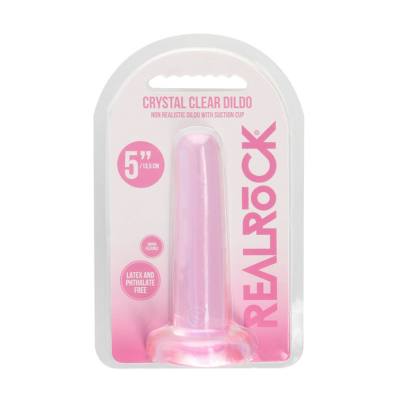 REALROCK Non Realistic Dildo With Suction Cup - 13.5 cm 13.5 cm Dong