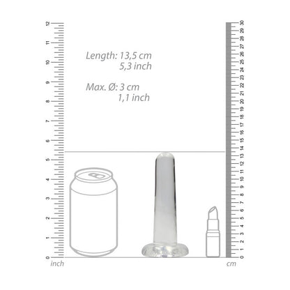REALROCK Non Realistic Dildo With Suction Cup - 13.5 cm 13.5 cm Dong