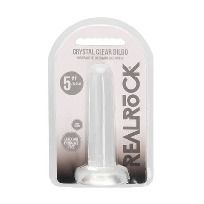 REALROCK Non Realistic Dildo With Suction Cup - 13.5 cm 13.5 cm Dong