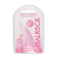 REALROCK Non Realistic Dildo With Suction Cup - 11.5 cm - Pink 11.5 cm Curved Pegging Dong