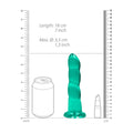REALROCK Dildo With Suction - 17 cm - Turquoise - Turquoise 17 cm Dildo