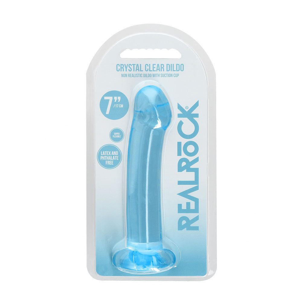 REALROCK Non Realistic Dildo With Suction Cup - 17 cm 17 cm Dong