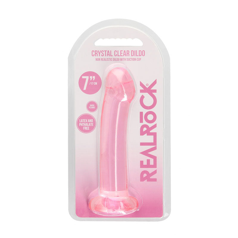 REALROCK Non Realistic Dildo With Suction Cup - 17 cm 17 cm Dong
