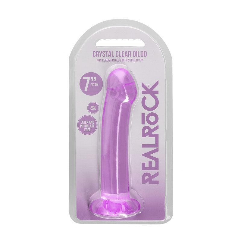 REALROCK Non Realistic Dildo With Suction Cup - 17 cm 17 cm Dong
