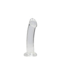 REALROCK Non Realistic Dildo With Suction Cup - 17 cm - Clear 17 cm Dong