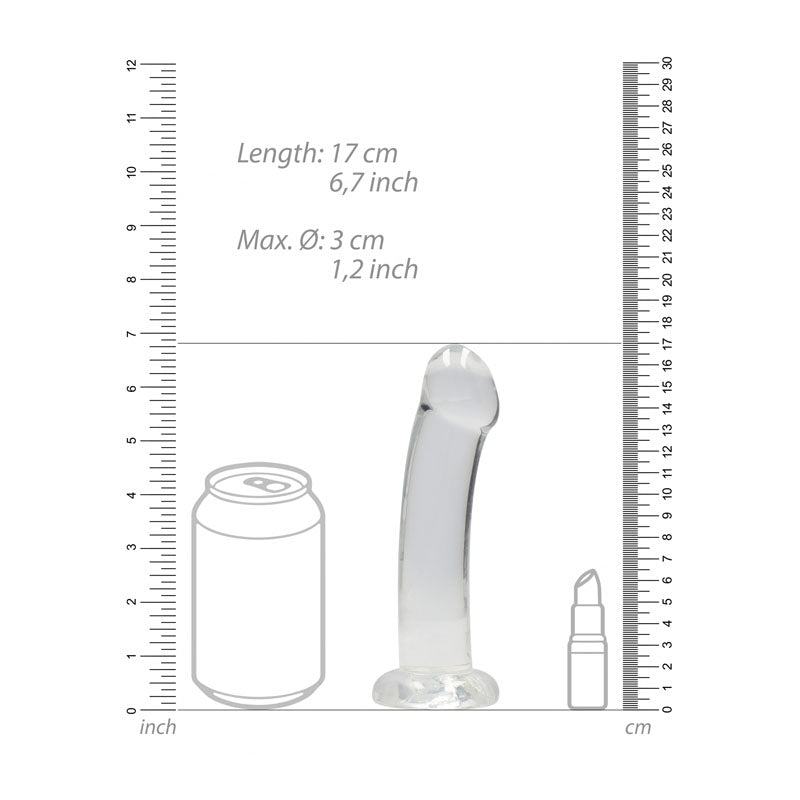 REALROCK Non Realistic Dildo With Suction Cup - 17 cm 17 cm Dong