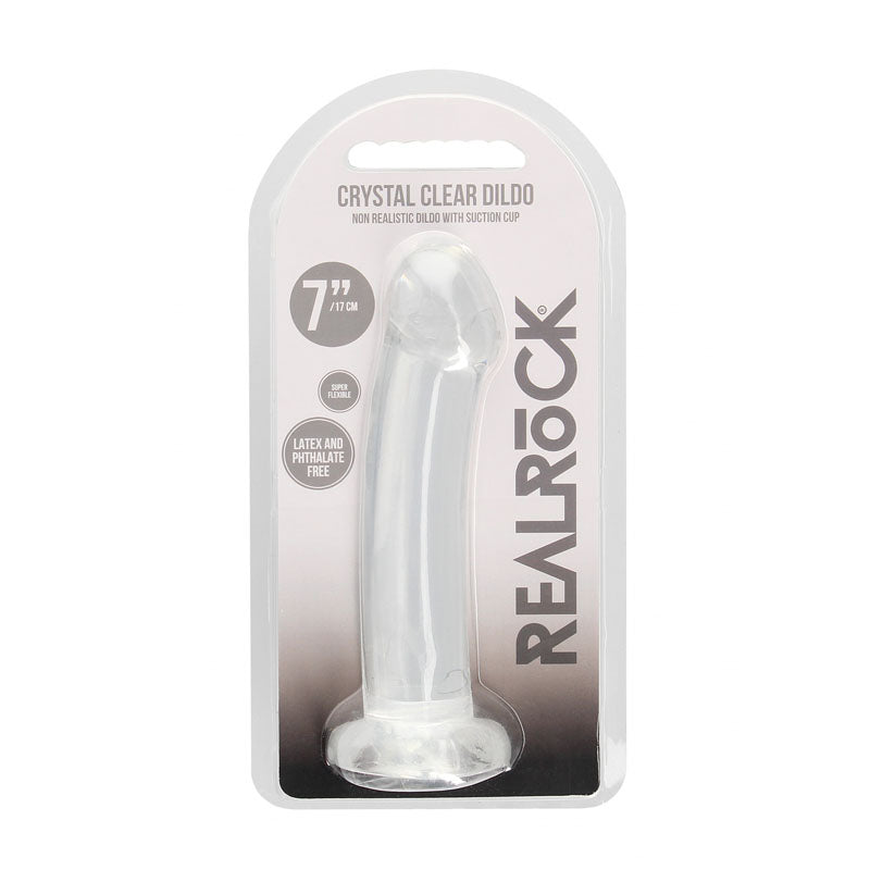 REALROCK Non Realistic Dildo With Suction Cup - 17 cm 17 cm Dong
