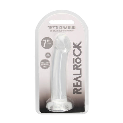 REALROCK Non Realistic Dildo With Suction Cup - 17 cm 17 cm Dong