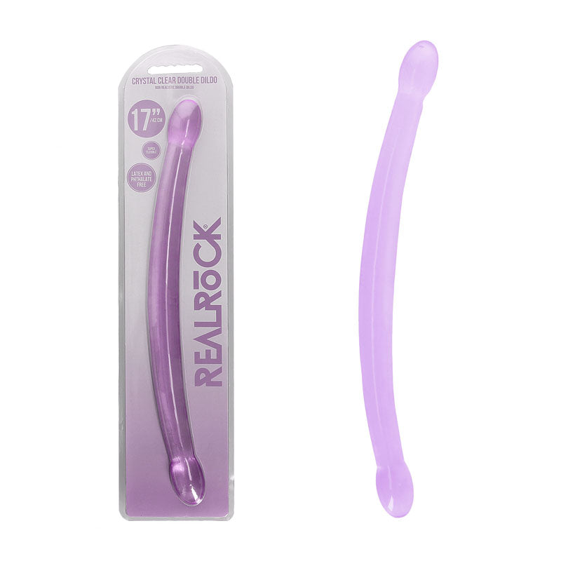 REALROCK Non Realistic Double Dong 17'' 42 cm Double Dong - Purple