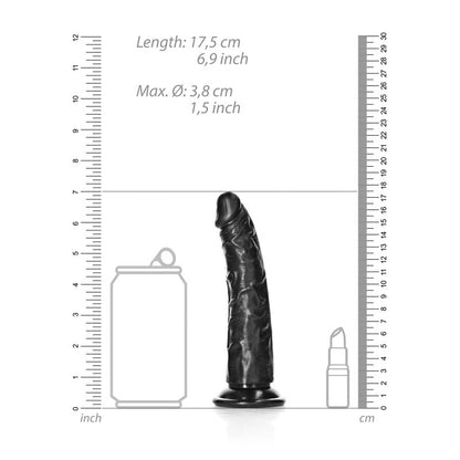 REALROCK Realistic Slim Dildo without Balls - (6'') Dong