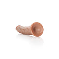REALROCK Realistic Slim Dildo with Suction Cup - 18cm - Tan 18 cm (7'') Dong