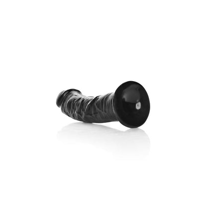 REALROCK Realistic Regular Curved Dildo with Suction Cup - 15.5 cm 15.5 cm (6'') Dong