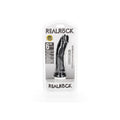 REALROCK Realistic Regular Curved Dildo with Suction Cup - 15.5 cm - Black 15.5 cm (6'') Dong