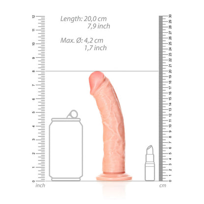REALROCK Realistic Regular Curved Dildo