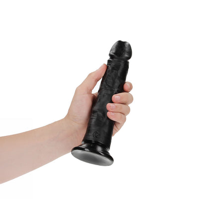 REALROCK Realistic Regular Curved Dildo with Suction Cup - 20 cm 20 cm (8'') Dong