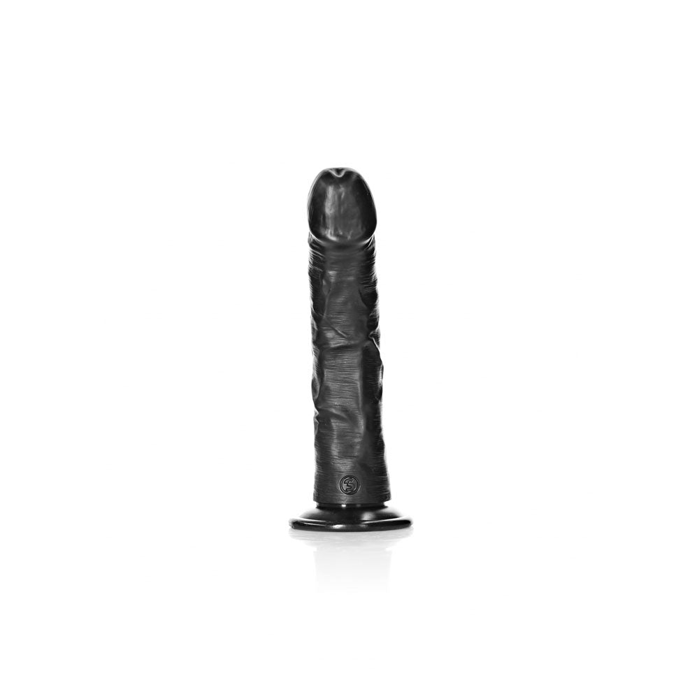 REALROCK Realistic Regular Curved Dildo with Suction Cup - 20 cm 20 cm (8'') Dong