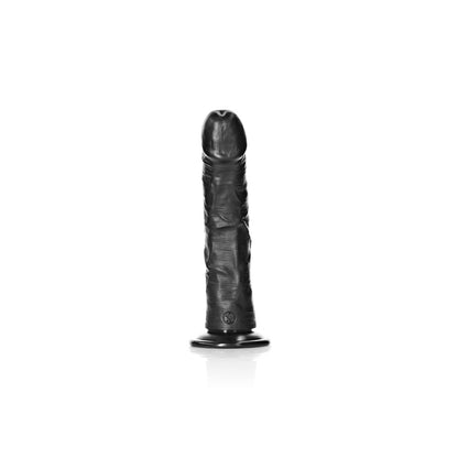 REALROCK Realistic Regular Curved Dildo with Suction Cup - 20 cm 20 cm (8'') Dong