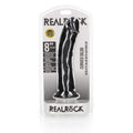 REALROCK Realistic Regular Curved Dildo with Suction Cup - 20 cm - Black 20 cm (8'') Dong