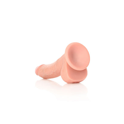 REALROCK Realistic Regular Curved Dong with Balls - 20.5 cm 20.5 cm (8'') Dong