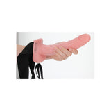 REALROCK Hollow Strapon with Balls - 23 cm Flesh - Flesh 23 cm Hollow Strap-On - Image 4