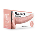 REALROCK Hollow Strapon with Balls - 23 cm Flesh - Flesh 23 cm Hollow Strap-On - Image 1