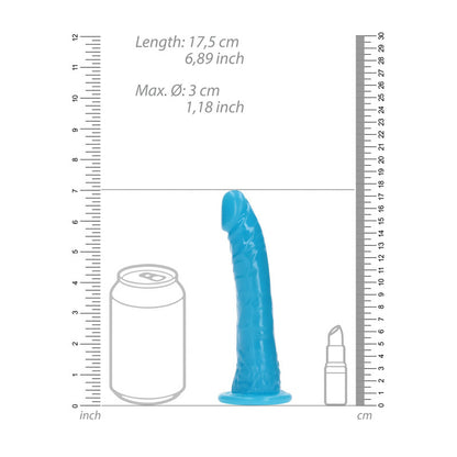 REALROCK Slim Glow in the Dark Neon - Blue - Glow in Dark Blue (6'')