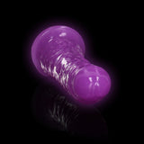 REALROCK 15.5 cm Slim Glow in the Dark Neon - Purple - Glow in Dark Purple 15.5 cm (6'') Dong - Image 4