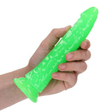 REALROCK 18 cm Slim Glow in the Dark Neon - Green - Glow in Dark Green 18 cm (7'') Dong - Image 2