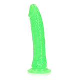 REALROCK 18 cm Slim Glow in the Dark Neon - Green - Glow in Dark Green 18 cm (7'') Dong - Image 3