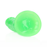 REALROCK 18 cm Slim Glow in the Dark Neon - Green - Glow in Dark Green 18 cm (7'') Dong - Image 7