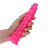 REALROCK 18 cm Slim Glow in the Dark Neon - Pink - Glow in Dark Pink 18 cm (7'') Dong - Image 2