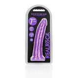 REALROCK 18 cm Slim Glow in the Dark Neon - Purple - Glow in Dark Purple 18 cm (7'') Dong - Image 9