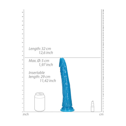 REALROCK Slim Glow in the Dark Neon - Blue - Glow in Dark Blue (11'')