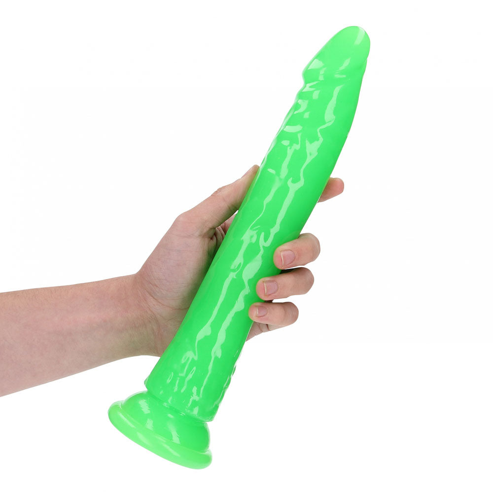 REALROCK Slim Glow in the Dark Neon - Glow in Dark (11'') Dong