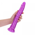REALROCK 29 cm Slim Glow in the Dark Neon - Purple - Glow in Dark Purple 29 cm (11'') Dong