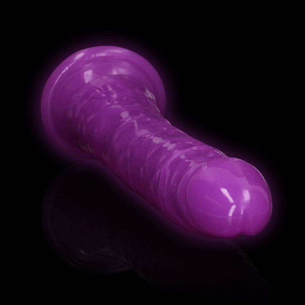 REALROCK Slim Glow in the Dark Neon - Glow in Dark (11'') Dong