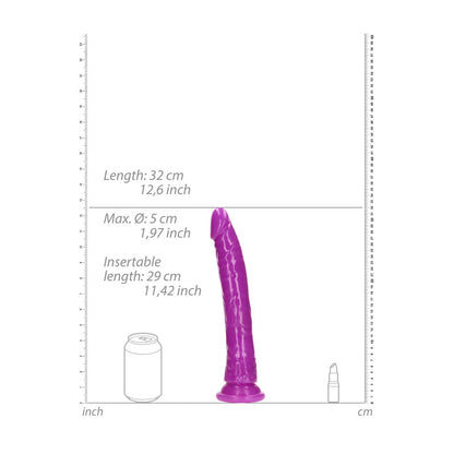 REALROCK Slim Glow in the Dark Neon - Glow in Dark (11'') Dong