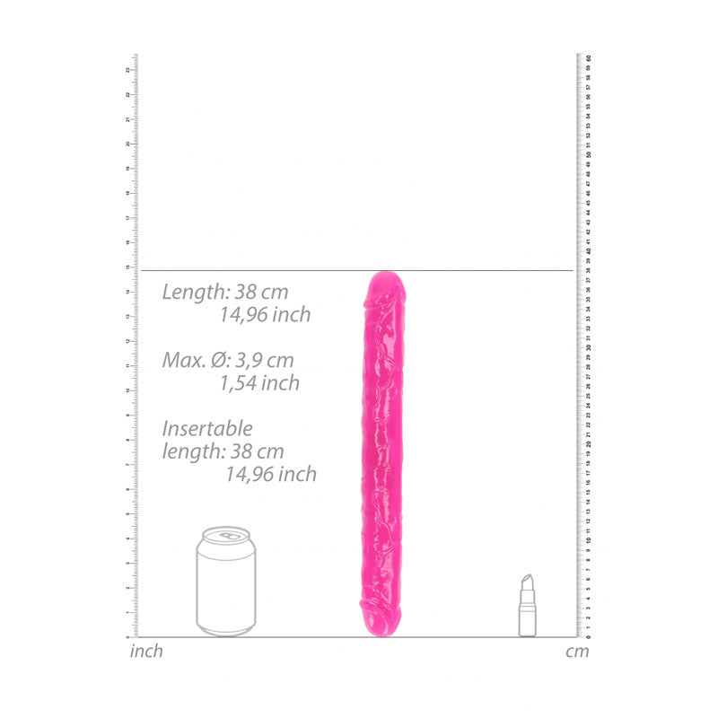 REALROCK 38 cm Double Dong Glow 38 cm (15'') Double Dong
