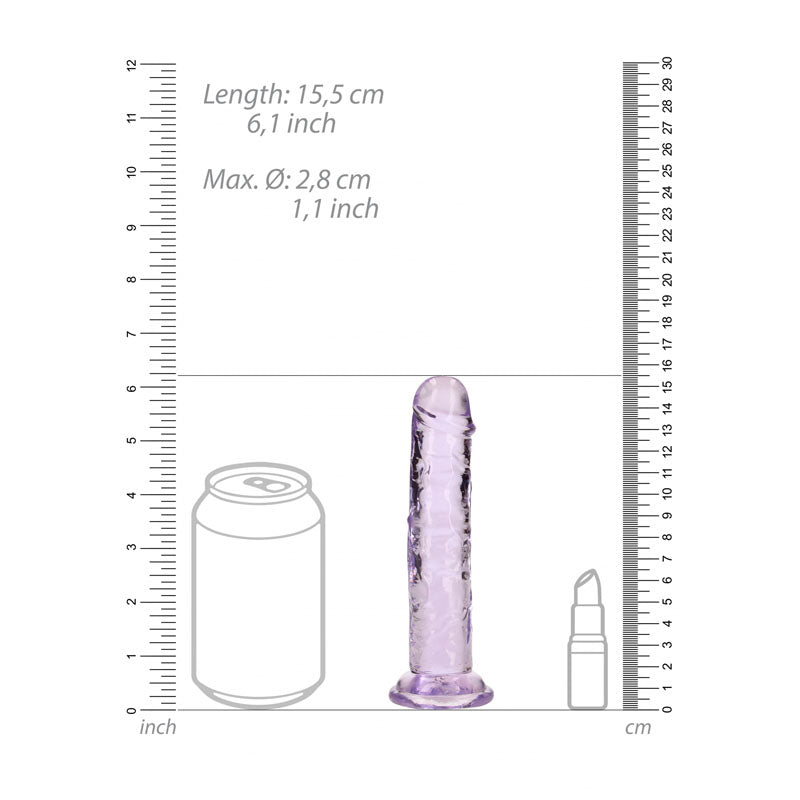 REALROCK 15.5 cm Straight Dildo 15.5 cm (6'') Dong